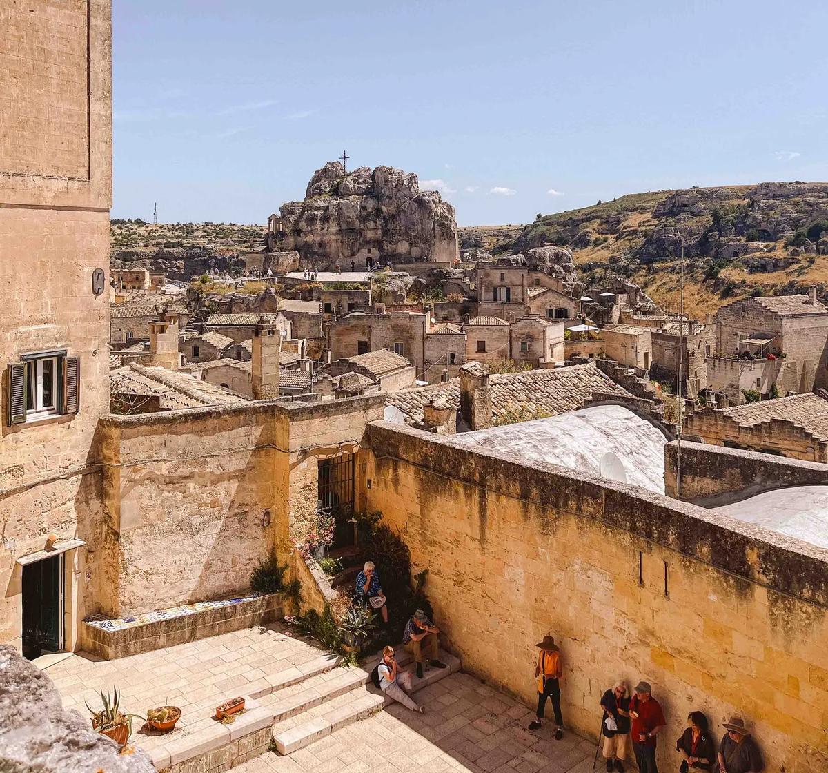 Klippekirke i grottebyen Matera