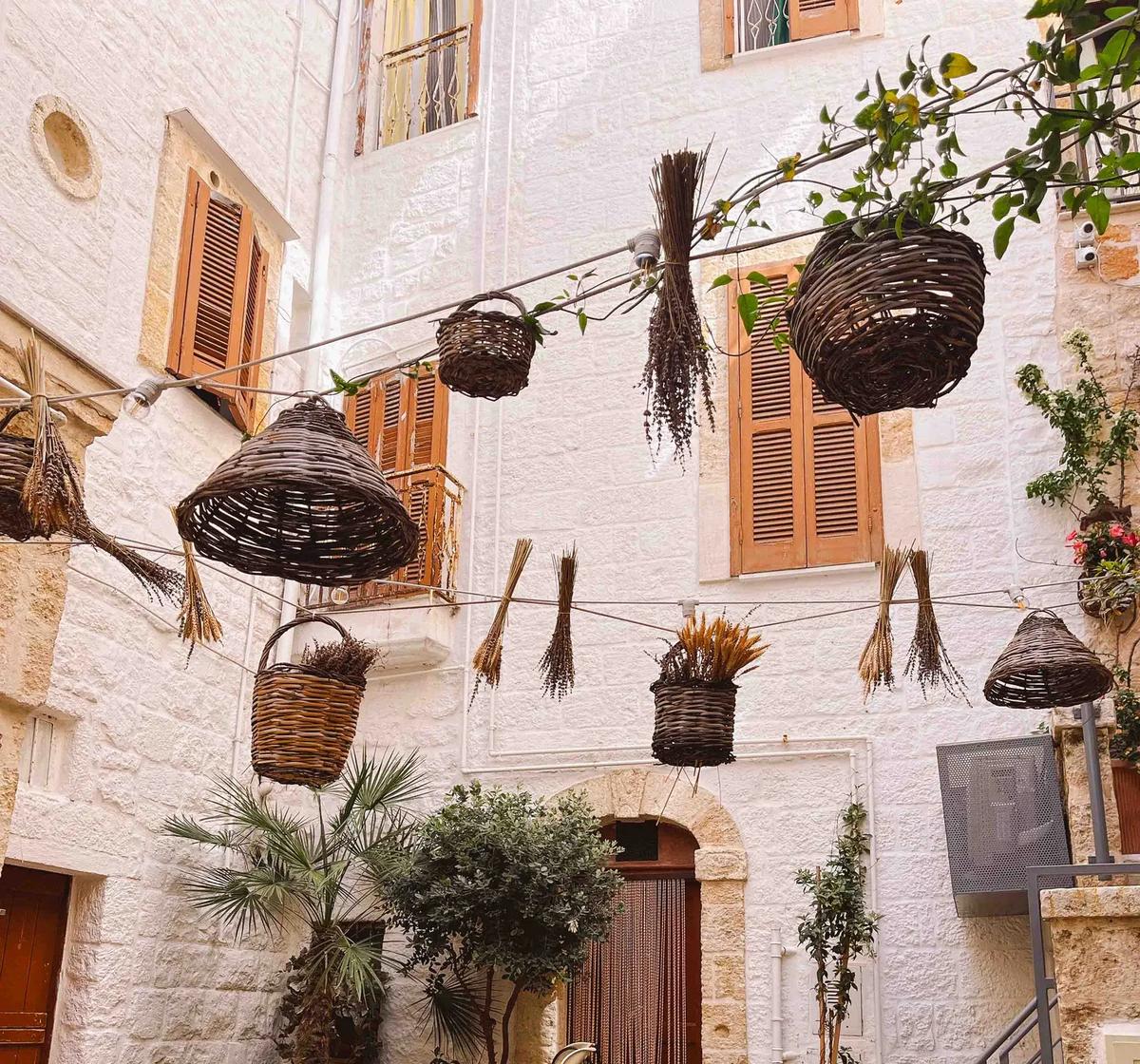 Sjarmerende smug i Polignano a Mare